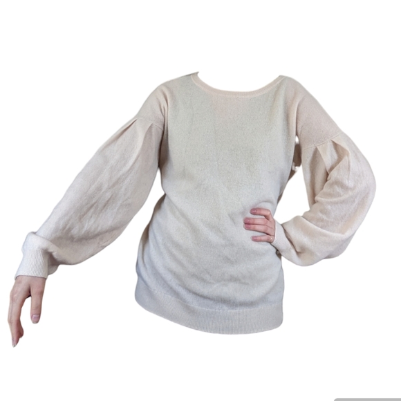 Cashmere Saks Fifth Avenue French Style Sweater Dress - Picture 5 of 13